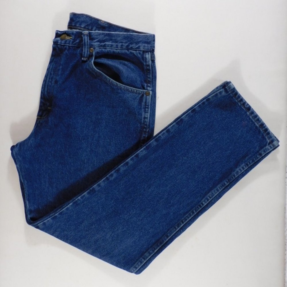 🪂⭐HP❣️🪂 Wrangler Men's Blue Jeans Regular Fit Size 34/32